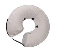 BAOFUYA Collier de Chien Gonflable Collier de Protection Douce pour Les Démangeaisons de la Peau Après L'opération, Matériau en PVC, pour Les Chats et Les Chiens (Gray)