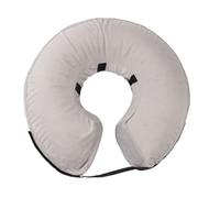 BAOFUYA Collier de Chien Gonflable Collier de Protection Douce pour Les Démangeaisons de la Peau Après L'opération, Matériau en PVC, pour Les Chats et Les Chiens (Gray)