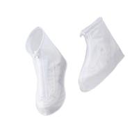 BAOFUYA Couvre-chaussures de Pluie, Couvre-chaussures Réutilisables Antidérapants en PVC avec Semelle épaisse de 2 Mm, Col Haut Bloquant l'eau et Conception Pliable Portable pour Adultes, Marche,