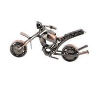 BAOFUYA Décor de Moto en Métal, 15x6x9 Cm, Mini Style, Sculpture de Moto en Fer Bronze, Modèle Cadeaux pour Hommes, Ami, Papa, Fils