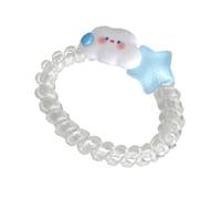 BAOFUYA Des Nuages mignons étoiles Des Cheveux pour Femmes, orné de Nuages et d'étoiles Charmants, Utilisation Polyvalente, Matériaux Premium, Application Large, Style à la Mode, Cheveux en