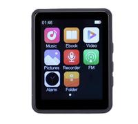 BAOFUYA Digital Music Player, 2,4 Pouces en Haut-Parleur Intégrant Tact Screen Video Electric Book for Music Play FM Radio