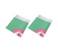 BAOFUYA Drapeau d'entraînement équestre, Matériau en Polyester, Couleurs Vives, Drapeau de Signalisation d'équitation pour les Séances 'entraînement, Lot de 2 (GREEN)