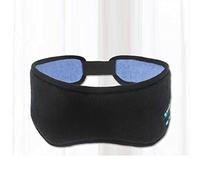 BAOFUYA Écouteurs de Sommeil, Masque pour les Yeux Musical sans Fil, Polyester Léger pour le Sommeil et le Yoga, Idéal pour les Voyages et la Relaxation (BLACK)