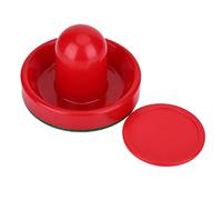 BAOFUYA Ensemble de Remplacement de Rondelles de Poussée de Hockey sur Air, Poignées de But, Pagaies de Remplacement Rouges, Excellent Accessoire pour les Passionnés, en Plastique (Petite taille 60mm)