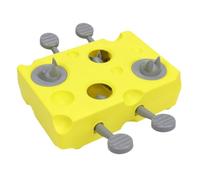 BAOFUYA Faisseur Lent Interactif de Chat, Empêche Les Risques D'étouffement Améliore Le Jouet de Distributeur de Formation de Renseignement axé sur L'animal pour Les Chats de Chaton (Yellow)