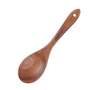 BAOFUYA Fourchette à Manger en Bois, Ensemble de Vaisselle en Bois de Teck, Cuillère à Salade et Fourchette en de qualité Alimentaire de 10.2 Pouces pour la Cuisine (Cuillère à salade en teck 26*6.5)