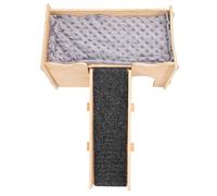 BAOFUYA Grand pour Petits Animaux, Cachette de Château de Cochon d'Inde, en Bois, Grand pour Petits Animaux, Cachette Ventilée pour Hamsters, pour, Lapins, Chinchillas, Jouets pour de Compagnie