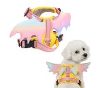 BAOFUYA Harnais Anti-évasion pour Animaux de Compagnie, Ne Glisse Pas, Ajustement sécurisé, Conception 3D, Gilet Réglable à Ailes Souples pour Chats, Chatons, Chiots, Petits Chien