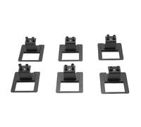 BAOFUYA Joints de Matelas Antidérapants, Support de Matelas Réglable en Place, Barre de Retenue pour Cadre de Lit en Métal 6 Pièces