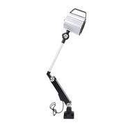 BAOFUYA Lampe de Travail Articulée, 18 W 24 V en Alliage D'aluminium Flexible pour Tour à Bois, Lampe de Perceuse Antidéflagrante pour Rectifieuses Industrielles, Banc de Travail D'atelier