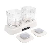BAOFUYA Laveuse de Sous-vêtements, Mini Machine à Laver Portable à Double Chambre pour Appartement, Dortoir, Camping-car, Voyage et Hôtel
