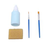 BAOFUYA Liquide de Masquage Aquarelle 30 Ml, Liquide Protecteur Bleu à Séchage Rapide avec Pinceau et Gomme pour Peinture Artistique Gouache