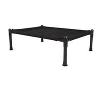 BAOFUYA Lit de Chien surélevé, Lit pour Animaux de Compagnie de Refroidissement Portable avec Cadre en Métal en Filet pour Le Camping et Relaxation Extérieure (XL 39x39x12.5cm / 15.4x15.4x4.9in)