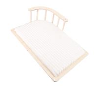 BAOFUYA Lit Hamac en Bois pour Chat, Lit surélevé en Bois Massif avec Coussin Doux et Clôture, Canapé- Pliable pour Chat, Assemblage et Nettoyage Faciles pour Chats, Petits Chiens, Coins Intérieurs