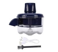 BAOFUYA Machine à éplucher les Raisins, 6 Lames, Petit Outil Rechargeable pour Enlever la Peau des Fruits, Idéal pour une Utilisation en Cuisine à Domicile (BLUE)