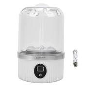 BAOFUYA Machine à Laver les Sous-vêtements, Tasse de Lavage de Linge de Voyage Rechargeable pour Appartements, Dortoirs, Camping-car, Soutien-gorge, Chaussettes de Sous-vêtements (WHITE)
