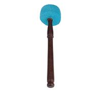 BAOFUYA Maillet de Bol Chantant Tibétain avec Manche en Acajou et | Pénétration Douce des Harmoniques, Prise Confortable et Brûlée, Longueur de 28 Cm, pour Friction et Percussion, Méditation