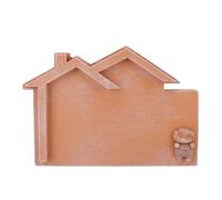 BAOFUYA Marqueur Funéraire en Résine pour Animaux de Compagnie, Pierre Tombale Commémorative en Forme de Maison pour Chien, pour L'extérieur, Jardin, Patio, Pelouse, Cadeaux de Perte de