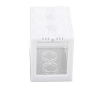 BAOFUYA Mini Aquarium Betta Transparent avec Réservoir Intérieur et Coque en ABS, Haute Transparence, Dessus Amovible pour Un Changement d'eau Facile, Réservoir de Bureau Portable pour Poisson