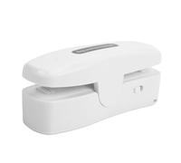 BAOFUYA Mini Scelleuse de Sacs 2 en 1, Thermoscelleuse de Sacs à Puces Portative, Rechargeable par USB, pour de Collation en Plastique, Stockage des Aliments (WHITE)