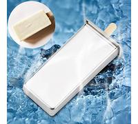 BAOFUYA Moules à Glaces en Acier Inoxydable, Sorbetière à 6 Grilles avec Joint Souple pour Enfants, Bricolage à la Maison, pour les Friandises d'été (Assiette plate)