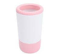 BAOFUYA Nettoyeur de Pattes de Chien Automatique, One Click Start Automatique Griffes Boueuses Pied Machine de Nettoyage pour Chiens Chats Toilettage (Pink)