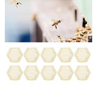 BAOFUYA Outil d'apiculture Queen Cage, Accessoire d'apiculteur en Plastique de Haute qualité pour Une Inspection Sûre de la Ruche 3,1 X 2,8 Pouces, Idéal pour Les Apiculteurs et Les Producteurs de
