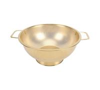 BAOFUYA Passoire en Acier Inoxydable avec Poignées Ergonomiques | Rust-proof Fine Mesh, Dishwasher Safe, Stable Ring Base, Ideal for Rinsing Rice, Vegetables, and Pasta