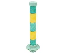 BAOFUYA Perche de Sable de Quartz Premium Installez Simplement Les Animaux de Compagnie Bird Cage Stand pour Petit Oiseau Moyen Taraudage Crie Cockatise (Vert Jaune)