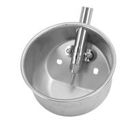 BAOFUYA Pignes Automatiques Rondes Waterer, Facile à Nettoyer Conception de Buse Scientifique à Plusieurs Usage en Acier Inoxydable Piglelet Piglelet Bol à Eau Potable pour Chèvres