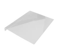 BAOFUYA Planche à Découper, Planche à Découper Transparente en Acrylique 34 X 25 Cm pour la Préparation de la Cuisine, Bord Antidérapant, Résistante à l'abrasion, Facile à Laver, pour les