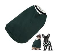 BAOFUYA Pull de Style Campus pour Chien, Col en V tricoté pour Animaux de Compagnie, Gilet Chaud, Confortable, Coupe-Vent, adapté pour Les Activités de Festival en Intérieur et en (S)