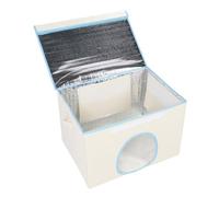 BAOFUYA Refuge pour Chats, Conception Polyvalente Facile à Maintenir Un Confort amélioré PP Cave Pliant pour Animaux de Compagnie pour la Maison (Beige)