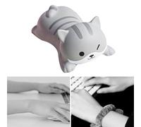 BAOFUYA Repose-Poignet Souris avec Animal Mignon Dessin Animé, Coussin | Résine Pad Matériau, Taille 4,9 X 2,5 Pouces, Convient aux Souris Standard, Facile à Nettoyer, Jouet de Décompression pour