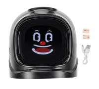 BAOFUYA Robot Compagnon de Voiture Intelligent, Gyroscope D'expressions émotionnelles de Haute Précision pour Tableau de Bord de Voiture, Autonomie de Batterie de Plus de 10 Heures