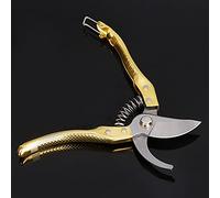 BAOFUYA Sécateur de Jardin Professionnel avec Ressort et Verrouillage de sécurité, Poignées Ergonomiques en Fer pour Tiges, Branches Légères, Arbustes, Haies