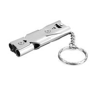 BAOFUYA Sifflet D'entraînement, Sifflet D'entraînement Ultrasonique pour Oiseaux en Métal, Outil Sonore Léger et Portable en Acier Inoxydable adapté à Divers Oiseaux