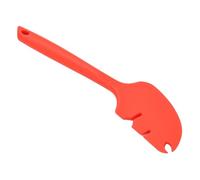 BAOFUYA Spatule en Silicone, Spatules à Rainure de Lame, Grattoir pour Bol de Cuisson pour Confitures, Beurres de Noix, Mélange en Remuant, Spatule en Silicone, Poignée de Pouce Antidérapante,