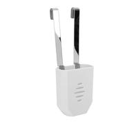 BAOFUYA Support de Tablette de Nettoyage de Réservoir de Toilette, Nettoyant Suspendu pour Cuvette de Toilette et Cintre Désodorisant pour Empêcher les Résidus Dissous du Réservoi (WHITE)