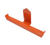 BAOFUYA Support Mural pour Souffleur à Dos, Support de Souffleur de Feuilles en Acier au Carbone Supportant 150 LB, Organisateur d'outils avec Revêtement Orange pour Hangar d'atelier de Garage,