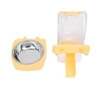 BAOFUYA Suspensiveuse Automatique des Petits Aliments pour Animaux de Compagnie, Dispositif D'auto-Alimentation de Grande capacité à économie pour Les Accessoires en Cage (Yellow)