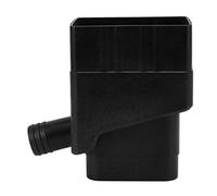 BAOFUYA Système de Collecte des Eaux de Pluie Kit diversifié pour Les Inconvénients pour Le Jardin, Conception Conviviale pour Les Utilisateurs (Black)