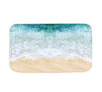 BAOFUYA Tapis de Sol en Flanelle Super Douce, Flanelle épaisse en Tissu Doux Haute densité avec Une Excellente Absorption de l'eau, Couture Fine pour Le Salon, la Plage (40 * 60 cm)