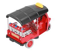 BAOFUYA Tirez en Arrière Thai Tuk Tuk Jouet Rétractable Coulissant le Modèle de Voiture en Alliage de Roulement en Alliage pour les Enfants avec des Conceptions Réalistes âgés de 3 Ans et Plus (rouge)