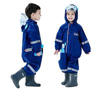 Baogaier Enfants Imperméables à Capuche Imperméables Combinaison de Pluie Poncho Veste Respirant Manches Longues Léger Respirant Vêtements pour Enfants Unisexe Filles Garçons 1 2 3 4 5 6 7 8 ans