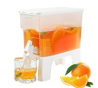 BAOGAO 2 Distributeur De Boissons avec Support Amovible,Distributeur De Boissons Glacé Cruche d'eau avec Robinet,3.5 L Bouteille en Plastique Réutilisable, Carafe À Eau,idéal pour Plages,Camping