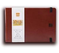 BAOHONG Carnet de croquis aquarelle, 100 % coton, 24 feuilles, 63,5 kg/300 g/m², 12 x 16 cm, pressé à chaud, blanc