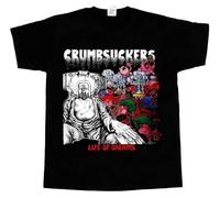 BaohuLDWwde5a CRUMBSUCKERS Life of Dreams'86 New Short Long Sleeve T-Shirt Black L