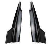 BaoHYeS Diffuseur de Pare-Chocs arrière, aileron Canard, Compatible avec Mercedes Benz Classe CLA C117 W117 AMG CLA45 2013-2019, Accessoires de Voiture (Aspect Fibre de Carbone)